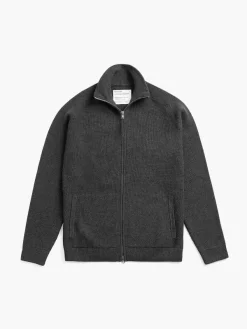Cheap Black Heather Men'S Atlas Full-Zip Men'S Sweatshirts & Sweaters