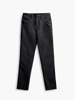 Shop Black Heather Men'S Kinetic Twill 5-Pocket Pant Men'S Pants & Shorts