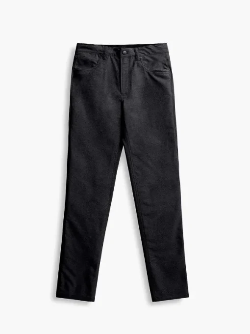 Shop Black Heather Men'S Kinetic Twill 5-Pocket Pant Men'S Pants & Shorts