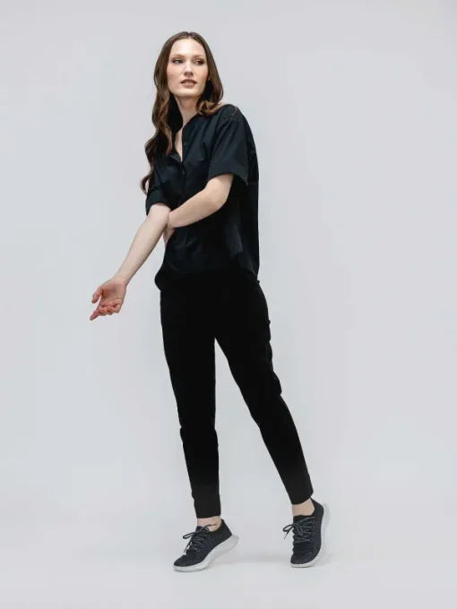 Online Black Heather Women'S Fusion Terry Jogger Women'S Pants & Shorts