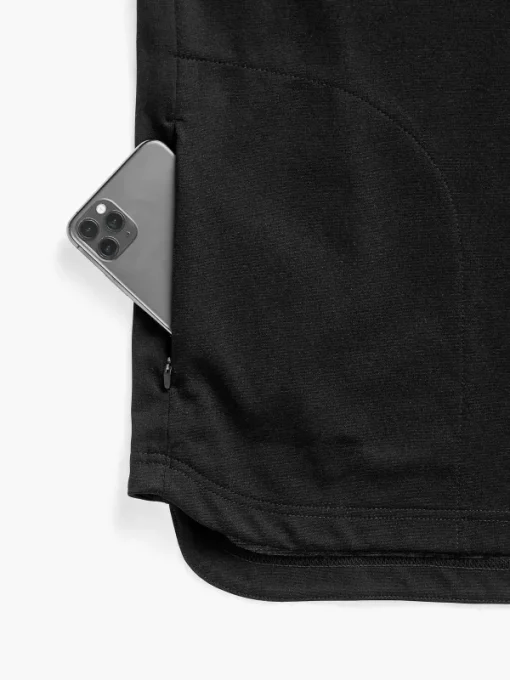 Store Black Men'S Fusion Double-Knit 1/4 Zip Men'S Jackets & Coats