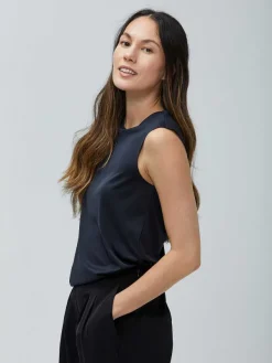 Discount Black Women'S Previous Generation Luxe Touch Tank Women'S Polos, Tees & Henleys