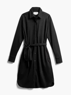 Online Black Women'S Previous Generation Apollo Shirt Dress Women'S Jackets & Coats