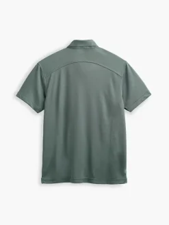 Best Sale Calcium Green Oxford (Brushed) Men'S Apollo Polo Men'S Polos, Tees & Henleys