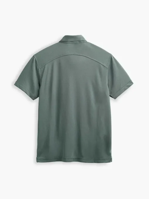 Best Sale Calcium Green Oxford (Brushed) Men'S Apollo Polo Men'S Polos, Tees & Henleys