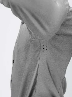 Best Sale Charcoal End On End Men'S Aerozero° Dress Shirt Men'S Shirts