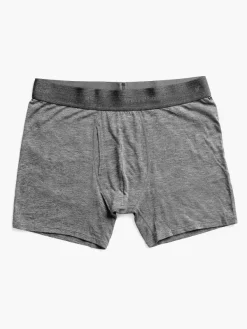 Flash Sale Charcoal Heather Men'S Composite Merino Boxer Brief Men'S Underwear & Socks