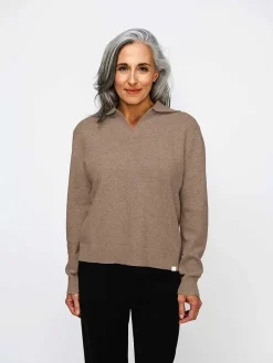 New Coffee Women'S Labs Atlas Polo Sweater Women'S Shirts