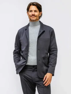 Flash Sale Grey Heather Men'S Atlas Air Turtleneck Men'S Sweatshirts & Sweaters