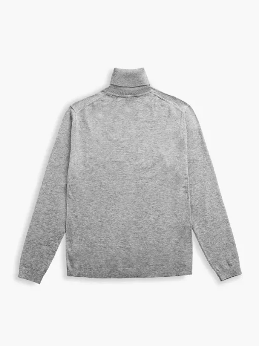 Flash Sale Grey Heather Men'S Atlas Air Turtleneck Men'S Sweatshirts & Sweaters