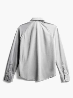 Sale Grey White Heather Men'S Apollo Raglan Sport Shirt Men'S Shirts