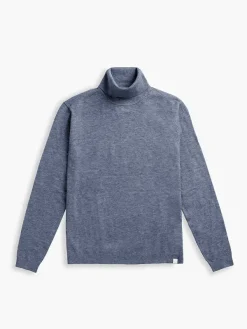 Cheap Indigo Heather Men'S Atlas Air Turtleneck Men'S Sweatshirts & Sweaters
