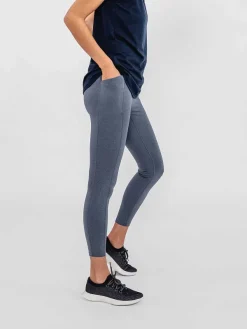 Outlet Indigo Heather Women'S Joule Active Legging Women'S Pants & Shorts
