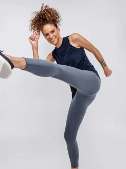 Outlet Indigo Heather Women'S Joule Active Legging Women'S Pants & Shorts