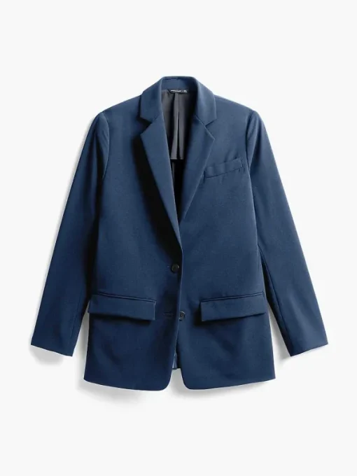 Best Sale Indigo Heather Women'S Velocity Oversized Blazer Women'S Suits