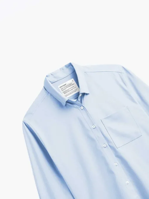 Flash Sale Light Blue Women'S Aerozero° Oversized Shirt Women'S Shirts