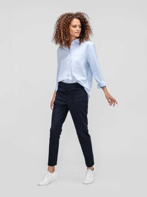 Flash Sale Light Blue Women'S Aerozero° Oversized Shirt Women'S Shirts