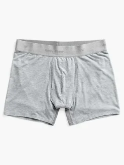 New Light Grey Heather Men'S Composite Merino Boxer Brief Men'S Underwear & Socks