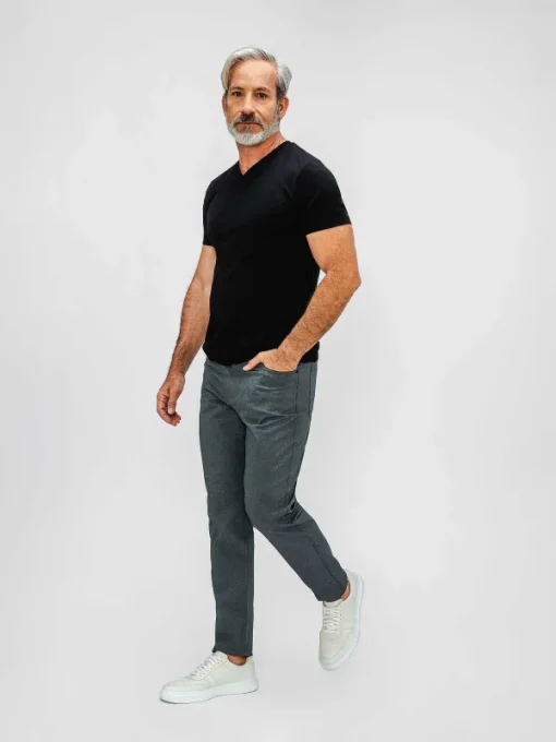 Store Medium Grey Heather Men'S Kinetic Twill 5-Pocket Pant Men'S Pants & Shorts