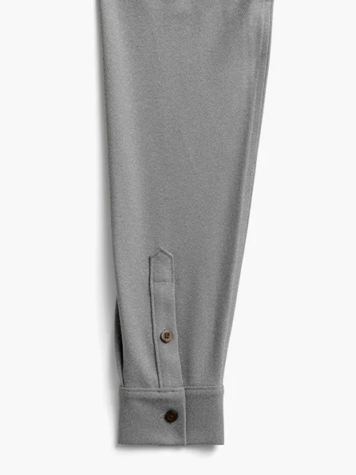 Best Medium Grey Heather Men'S Fusion Overshirt Men'S Shirts