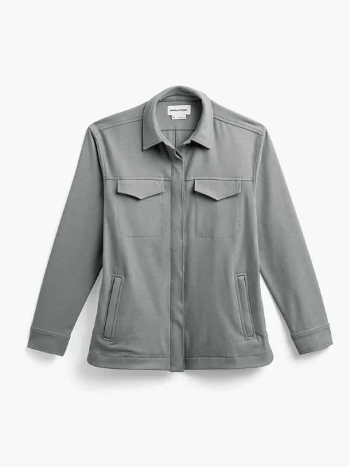 Cheap Medium Grey Heather Women'S Fusion Overshirt Women'S Shirts