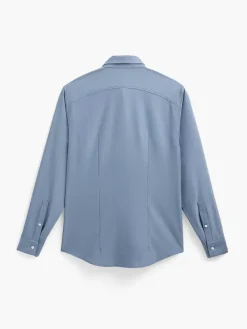 Hot Navy End On End Men'S Aerozero° Dress Shirt Men'S Shirts