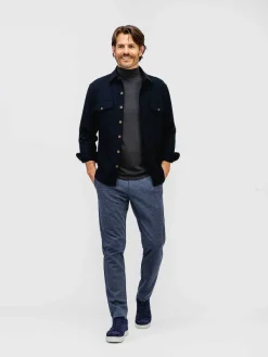 Online Navy Heather Men'S Fusion Pull-On Pant Men'S Pants & Shorts