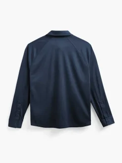 Outlet Navy Men'S Apollo Raglan Long Sleeve Polo Men'S Polos, Tees & Henleys