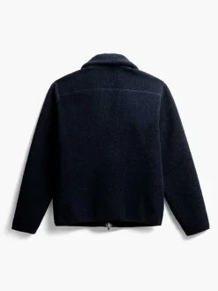 Cheap Navy Men'S Composite Merino Ecofleece Jacket Men'S Jackets & Coats