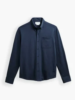 Outlet Navy Men'S Hybrid Button-Down Men'S Shirts