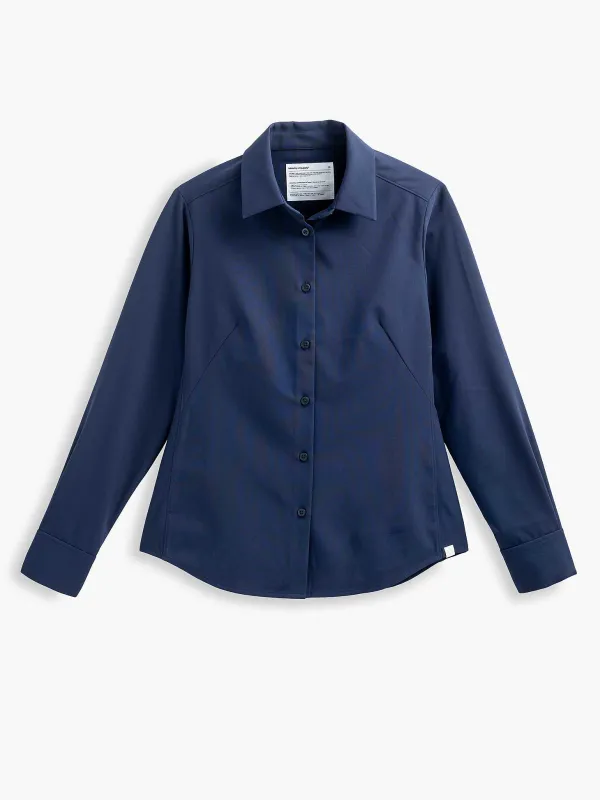 Shop Navy Women'S Aerozero° Classic Shirt Women'S Shirts