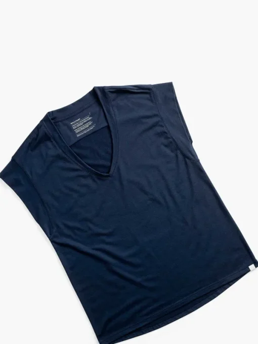 Flash Sale Navy Women'S Composite Merino V-Neck Tee Women'S Shirts