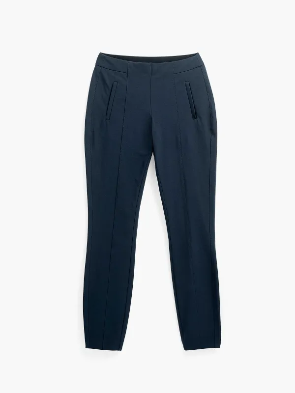 Best Sale Navy Women'S Kinetic Pintuck Pant Women'S Pants & Shorts