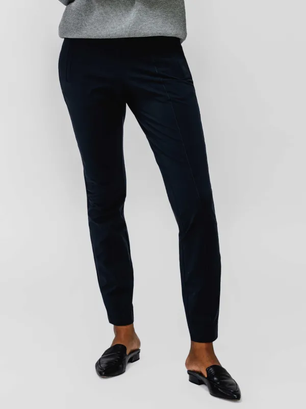 Best Sale Navy Women'S Kinetic Pintuck Pant Women'S Pants & Shorts