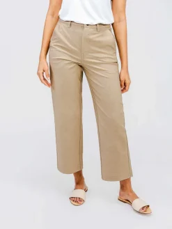 Outlet Oatmeal Heather Women'S Kinetic Twill 5-Pocket Cropped Pant Women'S Pants & Shorts