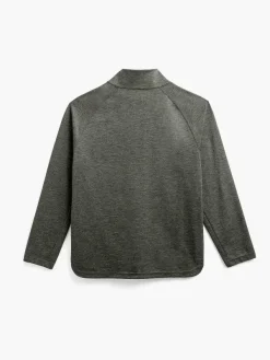 Discount Olive Heather Men'S Fusion Double-Knit 1/4 Zip Men'S Sweatshirts & Sweaters