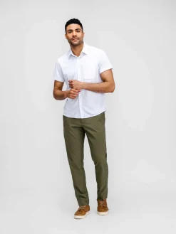 Cheap Olive Men'S Pace Poplin Chino Men'S Pants & Shorts