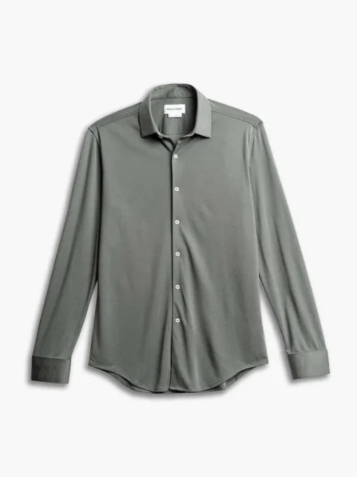 Best Olive Solid Men'S Apollo Dress Shirt (Previous Generation) Men'S Shirts