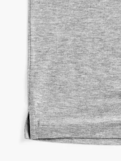 Fashion Pale Grey Heather Men'S Composite Merino Short Sleeve Henley Men'S Polos, Tees & Henleys