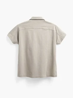 Hot Sand Women'S Hybrid Seersucker Short Sleeve Shirt Women'S Shirts