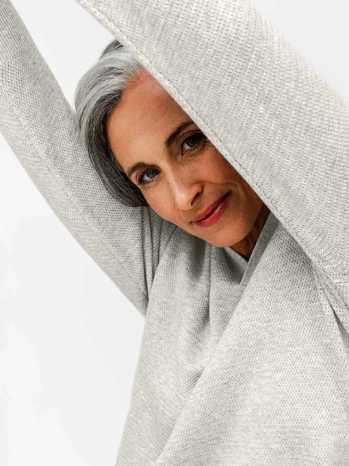 New Silver Women'S Labs Atlas Polo Sweater Women'S Shirts