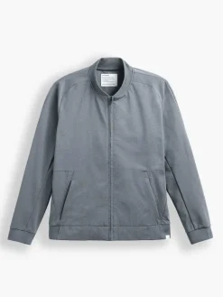 Best Sale Slate Grey Men'S Kinetic Bomber Jacket Men'S Jackets & Coats