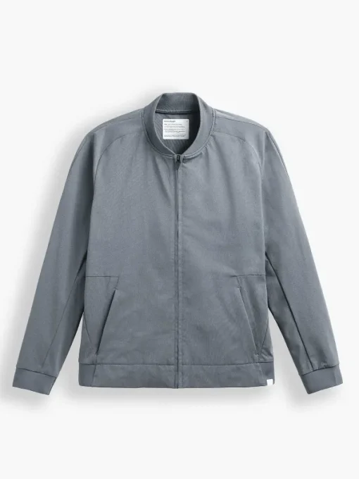 Best Sale Slate Grey Men'S Kinetic Bomber Jacket Men'S Jackets & Coats