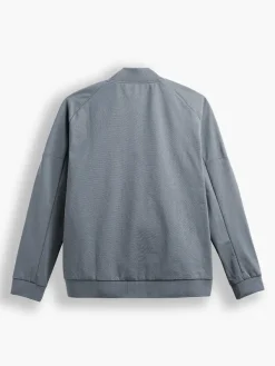 Best Sale Slate Grey Men'S Kinetic Bomber Jacket Men'S Jackets & Coats
