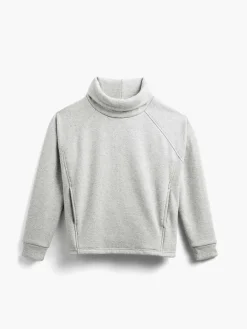 Store Soft Marble Women'S Hybrid Fleece Funnel Neck Women'S Underwear & Socks