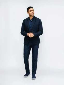 Fashion Steel Blue Heather Men'S Kinetic Twill 5-Pocket Pant Men'S Pants & Shorts