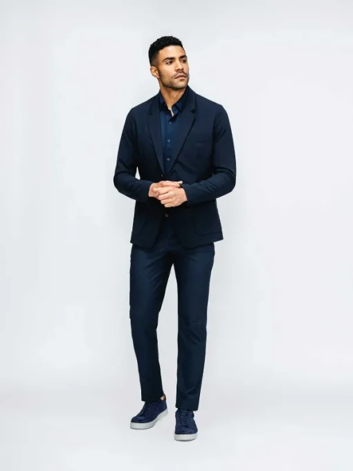 Fashion Steel Blue Heather Men'S Kinetic Twill 5-Pocket Pant Men'S Pants & Shorts