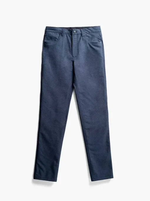 Fashion Steel Blue Heather Men'S Kinetic Twill 5-Pocket Pant Men'S Pants & Shorts