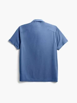 Hot Steel Blue Men'S Apollo Polo Men'S Polos, Tees & Henleys