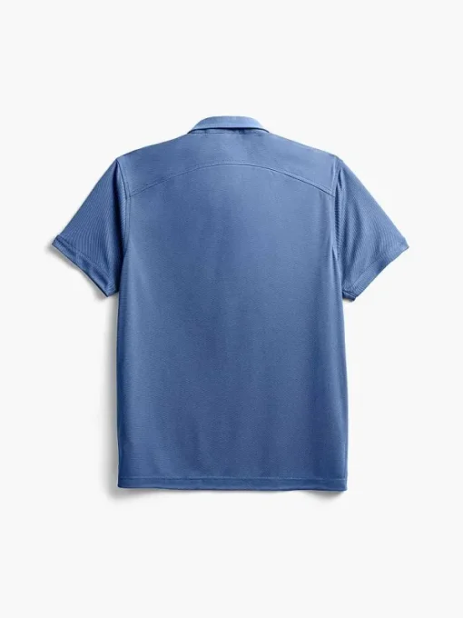 Hot Steel Blue Men'S Apollo Polo Men'S Polos, Tees & Henleys